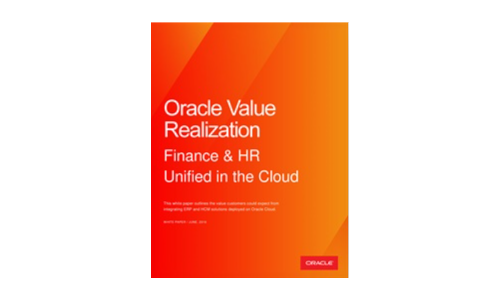 Oracle Value Realisierung: Finanzen und HR einheitlich in der Cloud einheitlich